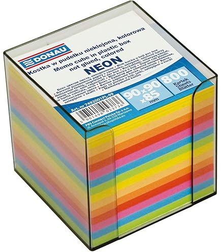 Herlitz Cassetta Per Foglietti Just Black - 700 Fogli 80g/m², 9x9x9 Cm, Design Moderno E Compatto - Foto 8