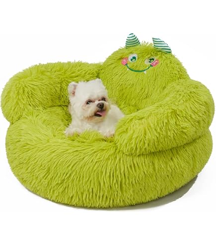 Produktbild von Flauschig Haustierbett Warm Hundebett Katzenbett Niedlich Bärentatzen-Form Hundekissen Katzenkissen Indoor Weich Haustier Schlafbett Für Katzen Kleine Mittelgroße Hunde Andere Haustiere (Grau, 50cm