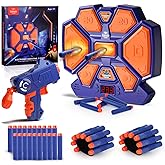 Lehoo Castle Digital Dartboard for Nerf, Electronic Shooting Target (Blue)