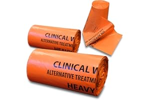 RE-GEN Biohazard Clinical Waste Disposal Sacks Bags (2 Rolls, 50 Individual Bags) Size 71x99cm, 90Litre, 5kg Weight Capacity – UN Certified