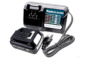 FengWings® 2,0A 12V BL1021B Batería con Cargador DC10WD 10.8V 12V, Compatible con Makita 12V Batería CXT BL1015 BL1020 BL1016 BL1041B DC10WC