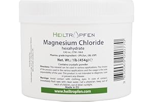 1 libras - 454 g de polvo de cloruro de magnesio | Hexahidrato | polvo de cristal | Heiltropfen®