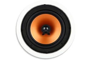 Micca M-8C 2-Wege-Deckenlautsprecher, rund, 23,9 cm Ausschnittdurchmesser, Ganzhaus-Audio, Heimkino, Innen- oder überdachter Außenbereich, 20,3 cm Tieftöner, 2,5 cm Hochtöner, weiß, lackierbar,