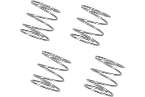 GUNGY Sprężyna dociskowa ze stali nierdzewnej sprężyny dociskowe 20 mm średnica drutu 1,2 mm średnica zewnętrzna 20 mm długość 20 mm maksymalna siła sprężyny 0,9 kg 4 sztuki