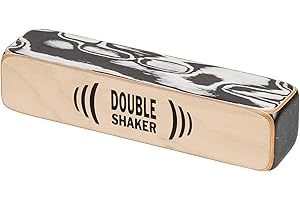 Schlagwerk SK40 Double Shaker - Professioneller Percussion Shaker aus Holz, Multi-Klangkörper für kräftigen und vielseitigen Sound - Rhythmus für Einsteiger und Profis - Made in Germany