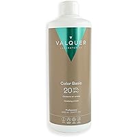 Valquer - Crema Professionale Ossigenata Valquer Stabilizzata, 20 Volumi (6%) - Colorazione permanente dei capelli - Uso prof
