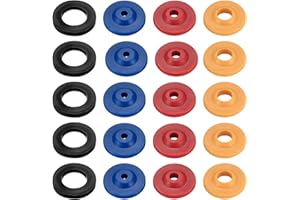 HEXINYIGJLY 20 Pezzi Limitatore di Flusso Acqua, Limitatore Riduttore di Flusso Doccia per Doccette con Soffione Rubinetto Doccia Docce Portatili, in 4 Specifiche