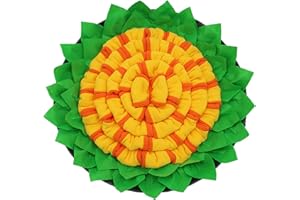 Zliger Snuffle Mat para Perros Alfombra Olfato Perro Mat Alfombrilla Snuffle para perros Alfombra de Actividades para Mascotas Alfombra Olfato Perro Mascotas Perros tapete de Entrenamiento Snuffle Mat