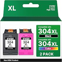 JINTUM 304XL Druckerpatronen Multipack – Schwarz & Farbe, Kompatibel Mit HP Envy & DeskJet Modellen