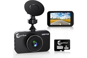 1080P Full HD DashCam for Cars, Diamond Lark Dash Cam Front with 32G SD Card, 3”LCD Screen, 170°Wide Angle, Dash Camera with Loop Recording, HDR, Night Vision, G-sensor, Parking Monitor