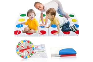 ATSGJLZN Twisting Spiel für Kinder,Twisting Junior Spiele ab 6 Jahre,Twisting Game Balance Floor Spiel Pad Lustige Spiele für Indoor und Outdoor Party Familienspiele