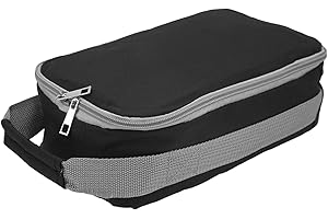 BUACHOIS Camping Geschirr Aufbewahrungstasche, 4,7 l Kleine Bestecktasche Grill Kochgeschirr Tragetasche Oxford Stoff Wasserdichte Picknick Tasche Aufbewahrungs Tasche Kochgeschirr für Reisen Picknick Camping