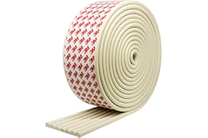 YICHYAYA Kantenschutz selbstklebend, 5M Weichem extra Breit Schaumstoff Kantenschutz für Möbel Kantenschutz Baby Sicherheit Kindersicherheit Kinderschutz Stoßschutz für scharfe Kanten Tisch Möbel, Beige