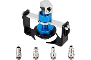 360° roterbar universell bromsvätskebehållare adapter 22–58 mm, 4 snabbkopplingar EU/US/metrisk/Japan för Buick, Cadillac, Ch