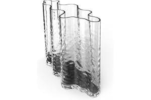 Cooee Design Gry Wide vas 19 cm klar, glasvas, tulpanvas, klar färg