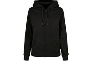 Build Your Brand Ladies Basic Zip Hoody Felpa con Cappuccio Donna