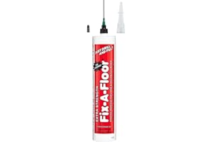 Fix-A-Floor All in One Micro Precision Injector Kit Bonding Adhesive - For Loose & Hollow Tiles, Wood, LVT & Laminate - Includes a Reusable Syringe Adapter & Patented Customisable Tip (Pack of 1)