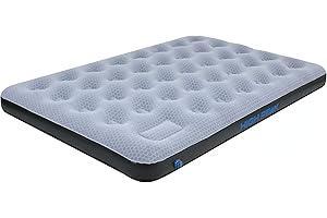 High Peak Materasso gonfiabile unisex con pompa a pedale integrata e funzione antiscivolo, traspirante, per interni ed esterni