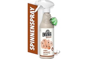 Envira Spinnen Abwehrspray 500 ml - Spray mit langzeitger Fernhaltewirkung gegen Spinnen - Effektive Spinnenabwehr (PT19)