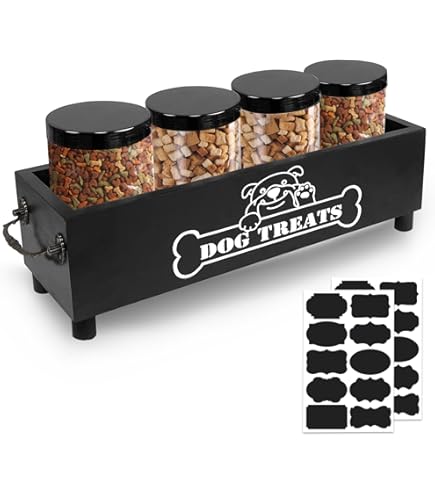 Cat Food Storage Container Farmhouse Pet Food Storage Set