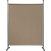 QUICK STAR 2 Stück Paravent 4 Teilig 165 x 220 cm Stoff