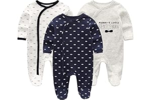 MAMIMAKA Baby Clothes Unisex Newborn Baby Grow one-Piece for Boys and Girls