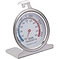 2 X KitchenCraft Stainless Steel Oven Thermometer, 6.5 x 8 cm (2.5" x 3")