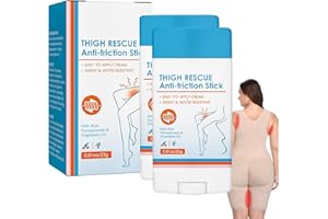 KDJXZ Anti Chafing Cream 2 PCS Anti Chafe Stick Chafing Stick Anti-Chafing Gel Waterproof Chafe Stick Anti Chafe Balm, Anti Friction Stick for Heel, Lower Arm, Thigh, Legs, Skin Protection - 23g