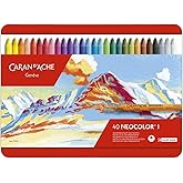 Caran d'Ache 107023 Neocolor I, 40 Renkli̇ Set