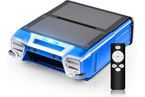 MEDOXA Robot écumeur de Piscine à énergie Solaire, Robot Nettoyeur de Surface de Piscine sans Fil avec Double Option de Charge, évitement Intelligent des Obstacles et télécommande