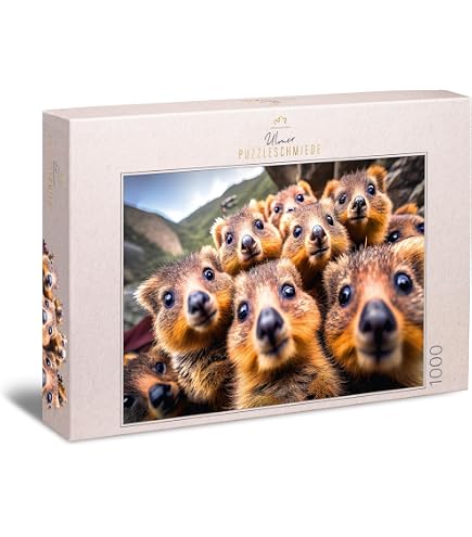 Ulmer Puzzleschmiede Puzzle „Augen Der Nacht“ – 1000 Teile Tiger-Motiv, Made In Germany