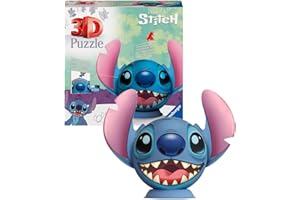 Ravensburger Disney Stitch 3D Jigsaw Puzzle for Children Age 6 Years Up - 72 Pieces - No Glue Required for Kids