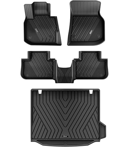 Tapis De Sol & Coffre 3D Sur Mesure Pour BMW X3 (G45) 2024-2025 | Protection Intégrale Haute Bordure | Caoutchouc TPE Sans Odeur - 6