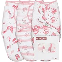 GLLQUEN BABY Swaddles Pucksack Bébé 0-3 Mois, 100% Coton Bio
