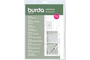 ‎BURDA Burda Style Kopierfolie | Schnittmusterpapier | Transparent zum Abpausen | 4 Blätter 122 x 100 cm - Grün, Einheitsgröße