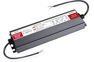 12V Transformer for LED Lights, BRIMETI 240V to 12V Transformer LED Driver 12V 150W 12,5A IP67 Waterproof Ultra Slim AC 240V to 12 Volt DC Constant Low Voltage LED Power Supply Outdoor