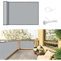 Frangivisto Balcone HENG FENG 0.85x5m - Telo Impermeabile Per Privacy E UV - Foto 3