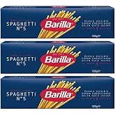 Barilla Spagetti (Spaghetti) Makarna No.5 500 g. (3 paketi)