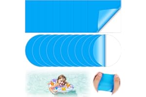 Bohrma Lot de 20 Reparation Liner Piscine Rustine Piscine Intex sous l'eau Kit Reparation Piscine Rustine Spa Gonflable Intex Rustine Piscine Kit Réparation Spa Gonflable pour Lit à Eau Canapés