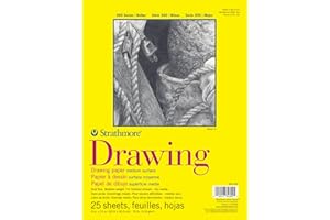 Strathmore 300 Series Drawing, Paper, White, 9x12