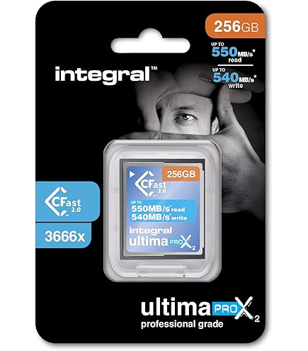 Lexar 256GB Professional 3500x CFast 2.0 Memory Card for 4K