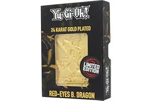 FANATTIK YU-GI-OH! - Red Eyes B. Dragon - Cartas Plaquée or 24k Collector