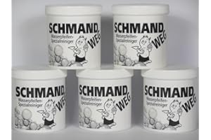 DTTRA Schmand Weg - Detergente per Pipa ad Acqua/Bong, 5 barattoli da 150 g cad. = 750 g