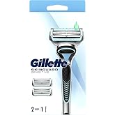 Gillette Skinguard Sensitive Tıraş Makinesi + 2 Adet Yedek Tıraş Bı&ccedil;ağı