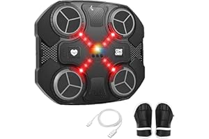 ‎TOYONE Toyone Music Boxing Maschine – Wandmontiertes Smart Scoring Musik Box Maschine mit Boxhandschuhe