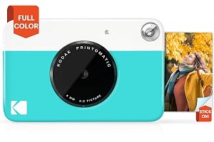 Produktabbildung: KODAK Printomatic Sofortbild-Digitalkamera in Vollfarbe - Hochwertige Fotos auf Zink 2x3" Klebefotopapier - 5M