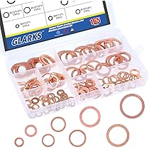 Rondelle Piatte In Rame M16 - 50 Pezzi, 1,6x2,0x0,2 Cm, Per Connessioni Elettriche E Idrauliche - Foto 5