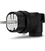 Leloco Schuko Stecker Set - 2 Stück IP54 Wasserdicht 250V/16A