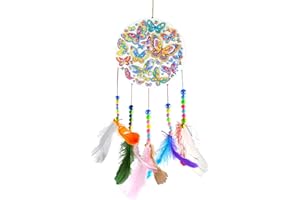 BANTI Diamond Painting 5D Set Windspiele Diamant Malerei Diamant Painting Bilder Traumfänger Sonnenfänger für Kinder Erwachsene Diamant Aufhänger Kunst für Wand und Eingang Décor