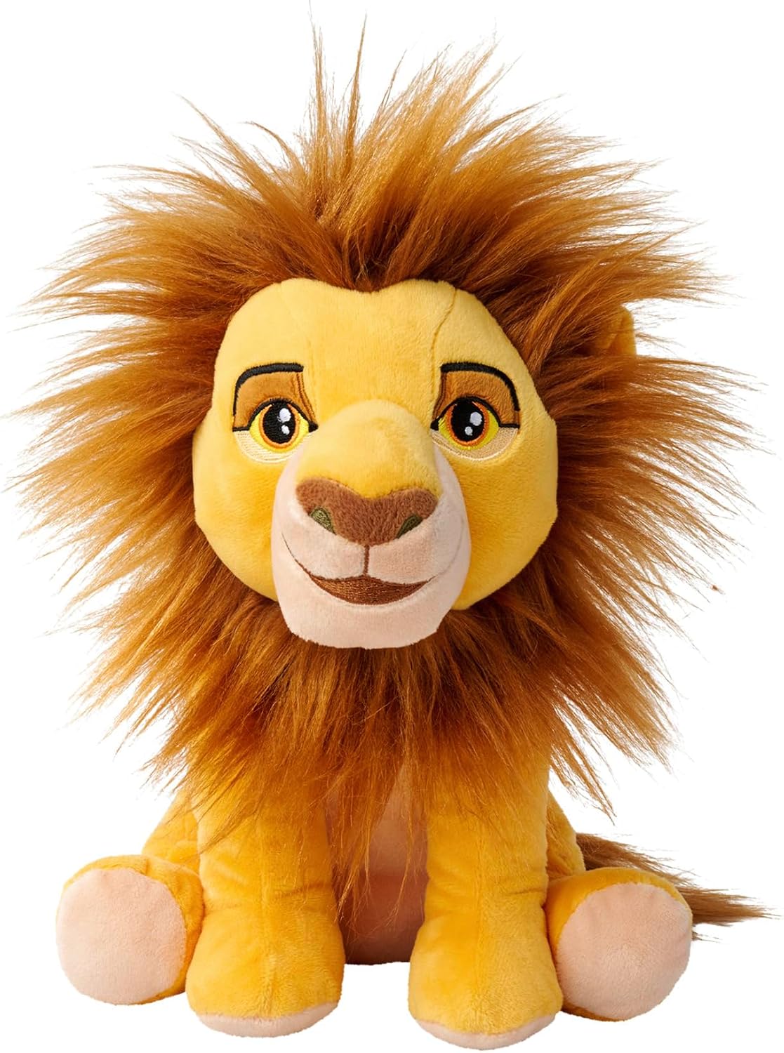 Simba- Disney Rey León, Mufasa Peluche de 25 cm, 30 Años del Rey León, Auténtico Producto Oficial Disney, Adecuado Desde los Primeros Meses de Vida (6315870073)